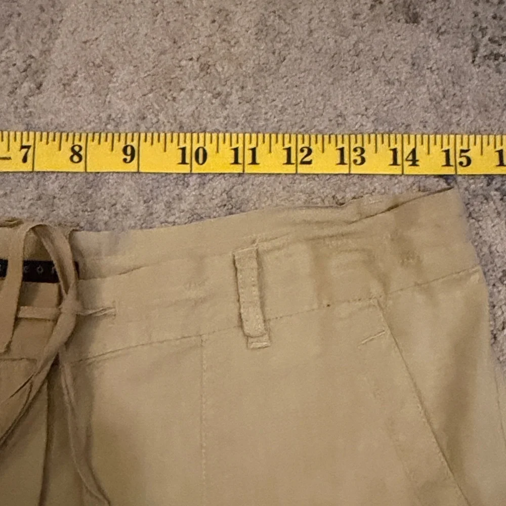 (085)Theory Khaki Women's Cargo Shorts